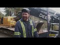 Fixing A Massive Hydraulic Oil Leak on a John Deere 200D LC Excavator