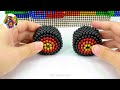 Magnet Challenge - How to Make 72 Astaco Double Arm Construction Machine - ASMR video