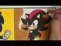 Sonic vs Shadow coloring pages/ Sonic, Silver, Shadow, Super Sonic/ How to draw Sonic