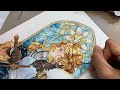 Painting a knight - Queen of Camelot Watercolor Process