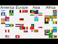 Countryballs Battle of Continents Marble Race 3D | Europe vs America vs Asia vs Africa