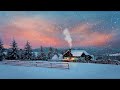 🏡House In Snow Forest - Winter Relaxing Piano Music - Deep Sleep Music - Meditation Yoga Music #24