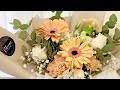 How to Wrap a Flower Bouquet || Flower Bouquet Tying & Wrapping Techniques & Ideas || 花束包装 || 花藝教學