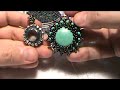 How to bead a bezel for a faceted stone that looks like a real gem setting.