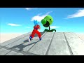 MONSTERS CLIMB THE PEASHOOTER BALL PATH - Animal Revolt Battle Simulator