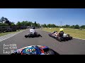 Go-Kart on a professional race track