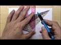 3d drawing pyramid on paper for beginners