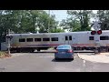 NJ Transit ALP-46A pulls train into Hazlet, NJ