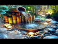 Relaxing Music & Flowing Water Sounds for Study, Peace of Mind, and Deep Sleep