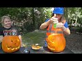 Handyman Hal Fun with Pumpkins | Pumpkin Roller | Carve Pumpkins for Kids