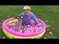 Blippi Learns Colors at Amy's Playground! | BEST OF BLIPPI TOYS | Educational Videos for Kids