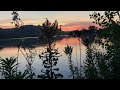 Sunset and lake sounds