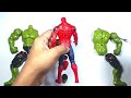 Merkait Hulk Buster VS Spider-Man VS Hulk Smash ~ Marvel Avengers Toys