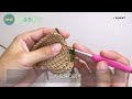 【アフガン編み】かぎ針で編める♪ハートコースター / Tunisian Crochet Heart Coaster