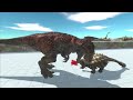 Tyrannosaurus Rex death run - Animal Revolt Battle Simulator