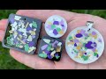 Terrazzo Chips in RESIN?! | Experimenting with Dried Eco Pour in UV Resin #ResinPendant