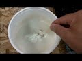 How To mix Plaster of Paris - For longer working time.