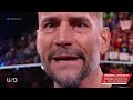 CM Punk says he’s changed during epic return to Monday Night Raw | WWE on FOX