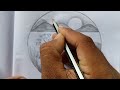 how to drawing beautifull nature  pencile sceching with sunset