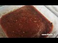Salsa Roja Mexicana con chiles de Arbol