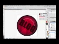 Creating a glass effect vector button in Illustrator CS4