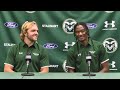 Colorado State Football: Players Weekly Press Conference - Week 3 (2023)