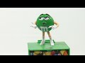 Green M&M's Sweet Shop Dispenser and Mint M&M's Candy