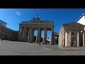 Autofreie Friedrichstraße gesperrt für Autos. 4K