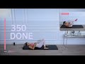 1000 REPS Ab Challenge / INTENSE ABS WORKOUT - Caroline Girvan