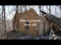 Exploring abandoned collapsing house. Abandoned cars and the worst wallpaper ever seen!