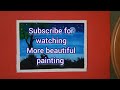 Easy painting ideas for beginners|| beautiful scenery painting|| moonlight painting