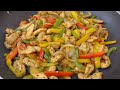 Chicken Fajitas Recipe | Quick and Easy Chicken Fajitas | Healthy Dinner Recipe