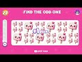 Find the ODD One Out - Summer Edition☀️ 🏖️🍦Ultimate Emoji Quiz | Easy, Medium, Hard | Quizzy Panda