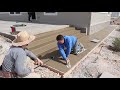 Full Time Lapse Amazing Stamped Colored Concrete (Patio, Staircase, Walkway)