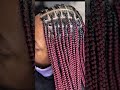 Knotless Box Braids using Outre Xpressions Braiding hair Color: 425 #braids #naturalhair #beauty