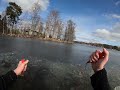 NEAR DEATH ON THE ICE. Intense footage from pike fishing trip that went wrong.