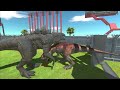 Zilla in Battle with All Dinosaurs of Arbs - Animal Revolt Battle Simulator