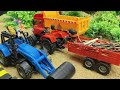 DIY Tractor Mini Bon Fire, Trolley Loading Heavy Wood Stuck in Sand & Rescued by Hulk