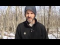Winter Bushcraft survival Leanto Shelter Appalachian trail and Bacon!