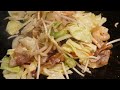 Yakisoba, Okonomiyaki Master Cooking Skill! - Japanese street food