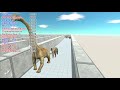 Animal vs. Dinosaur speed race. Maze course! | Animal Revolt Battle Simulator