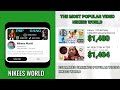 How Much Nikees World Get paid From YouTube
