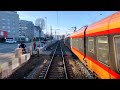 🚆 4K Cab ride in late winter by the lake (Switzerland | S8 Pfäffikon SZ - Winterthur)