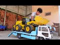 Amazing homemade RC construction, CAT 395, MAN TGS, CAT 966