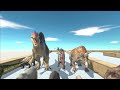 ESCAPE FROM ALIEN STEGOSAURUS - LAST SURVIVOR - MAZE COURSE - ARBS - Animal Revolt Battle Simulator