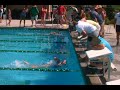 Caymen in a very close 100 meter individual medley