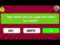 ONLY A GENIUS can answer these tricky Riddles/ Riddles Quiz