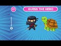 Guess The Hero by Emoji🦸‍♀️ | Superhero Quiz Edition🦹‍♂️