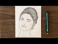 Deepika Padukone Pencil Sketch Drawing || How to Draw a Beautiful girl || Art Video