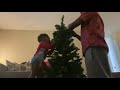Unboxing our Christmas Tree finally! Vlog No. 15 💪🏾🔥💯 #VLOGMAS Day 16!